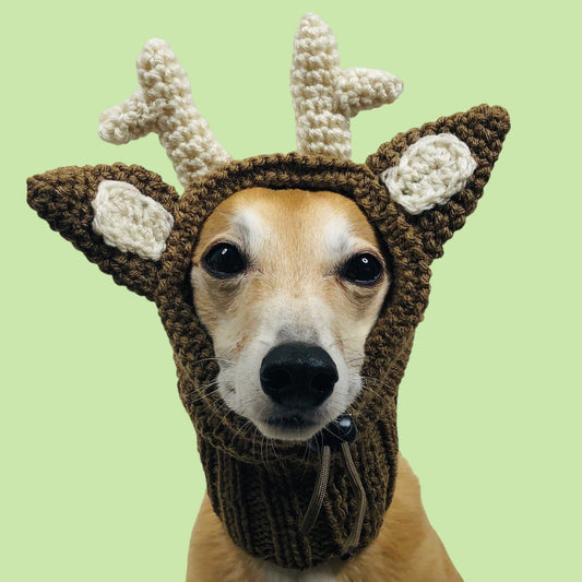 Knitted Reindeer Hat