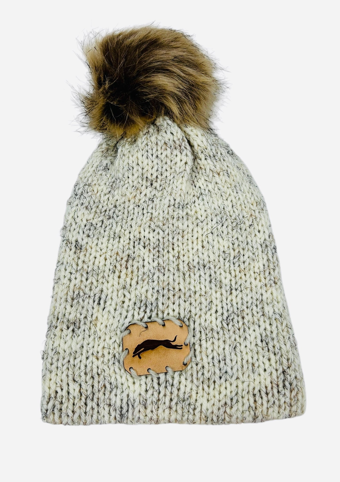Oatmeal Tweed Winter Hat
