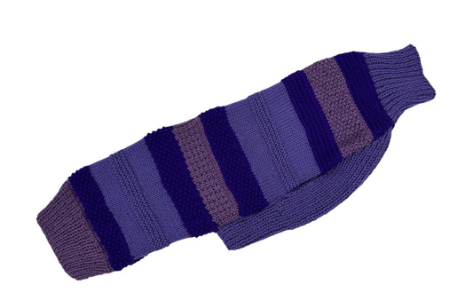 Shades of Purple Whippet Sweater Size Large