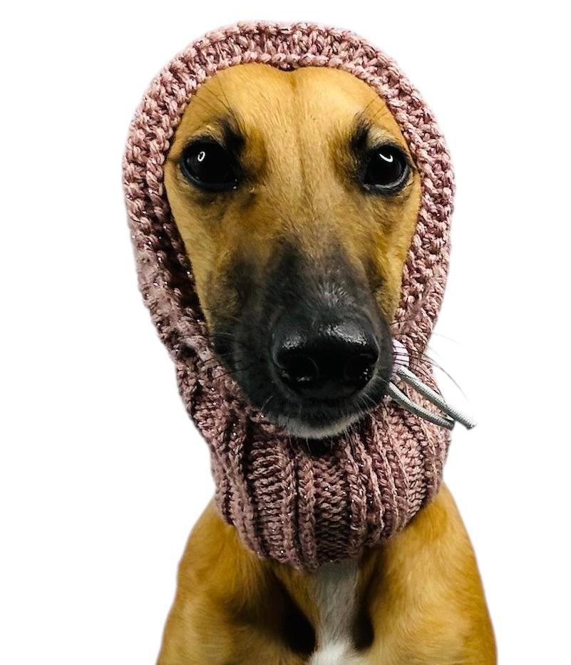 Rose Sparkle No Pom Snood