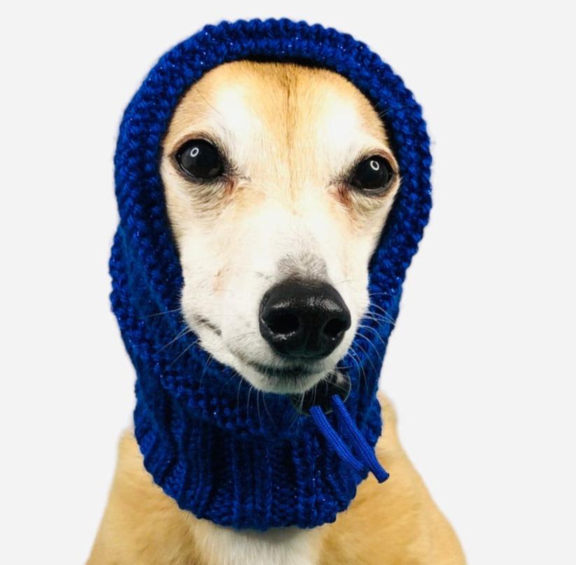 Royal Blue Sparkle No Pom Snood