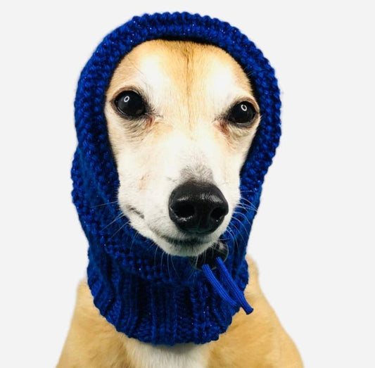 Royal Blue Sparkle No Pom Snood