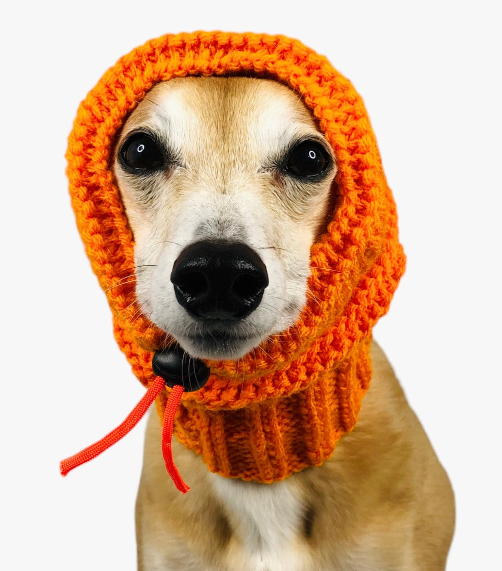 Orange No Pom Snood