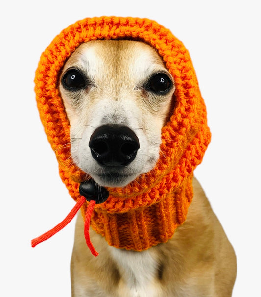 Orange No Pom Snood