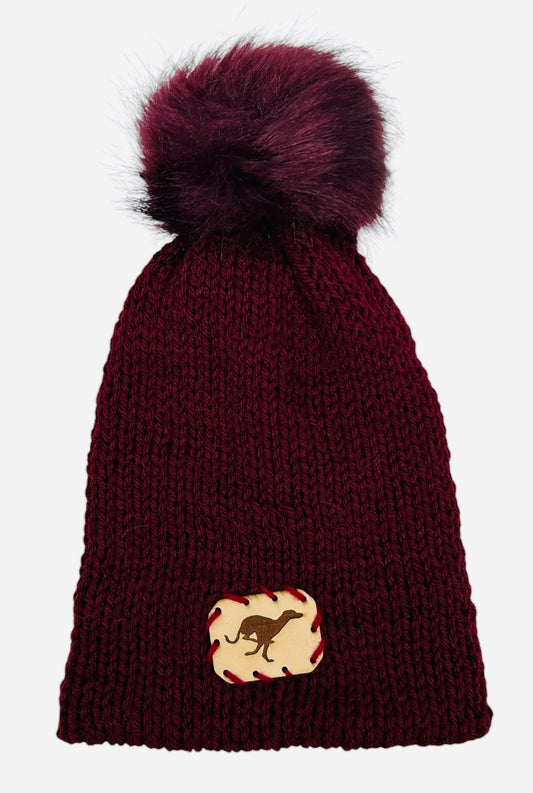 Dark Burgundy Winter Hat