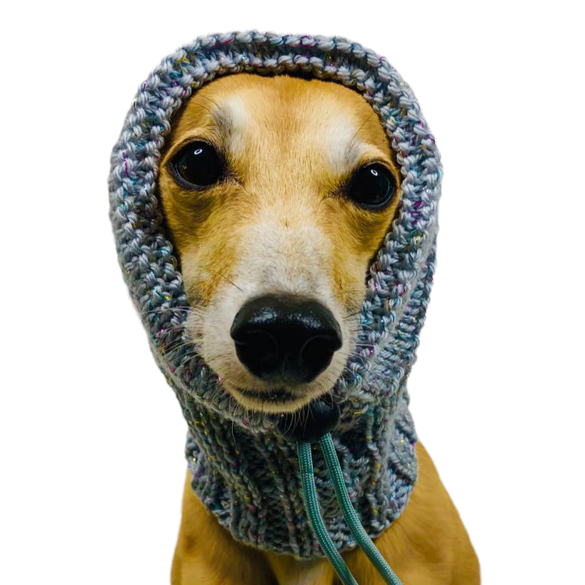 Silver Sparkle No Pom Snood