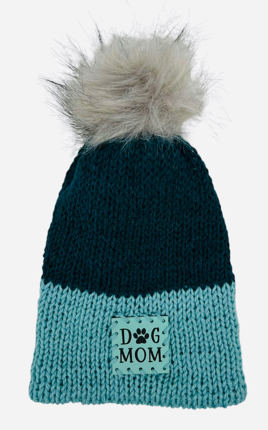 Teal and Aqua Winter Hat