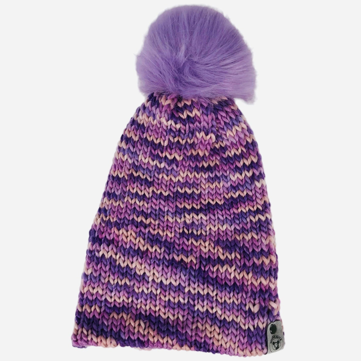 Purple Multicolor Bulky Winter Hat