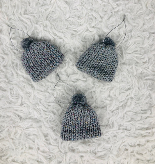 Silver Sparkle Mini-Hats